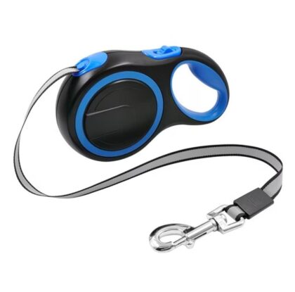 Laisse rétractable pour chien - Petit, Bleu