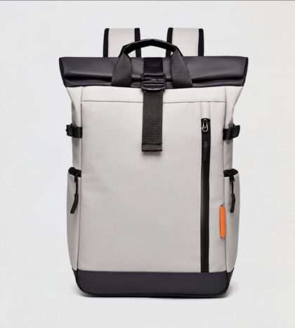 Sac à dos Rolltop imperméable - Blanc