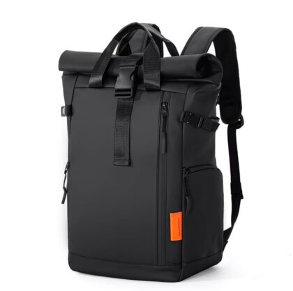 Sac à dos Rolltop imperméable - Noir
